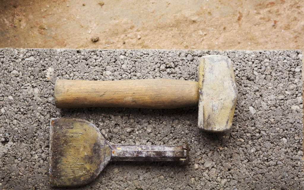 hammer and chisel