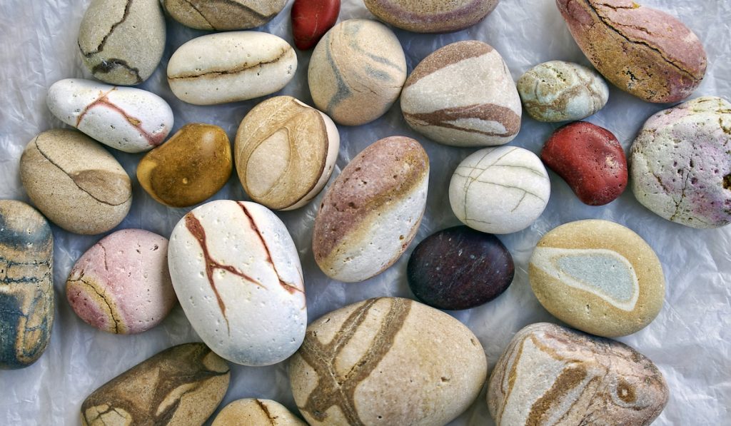 colorful pebbles